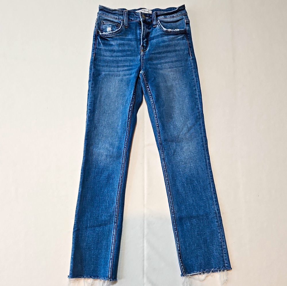 Flying Monkey Women’s Blue Wash High Rise Skinny Slim Stretch Jeans Size 25x28